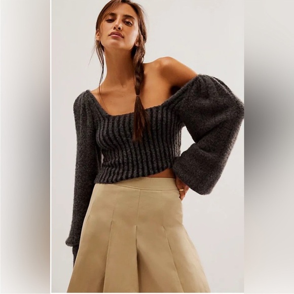 Free People Katie Mix Stitch Sweater - Picture 1 of 10